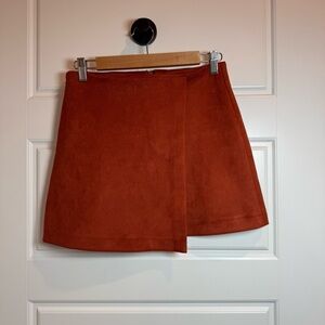 Gianni Bini Terracotta Mini Skirt